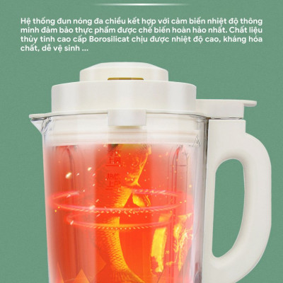 Máy Làm Sữa Hạt Đa Năng SEKA E300 (SK-602) 12 Chức Năng Ưu Việt - Hàng Chính Hãng