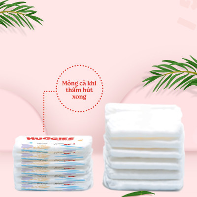 [TẶNG THÊM MIẾNG CHO SIZE L/XL/XXL] Combo 3 gói Tã quần Huggies Skincare Mega Jumbo M106/L96/XL84/XXL76