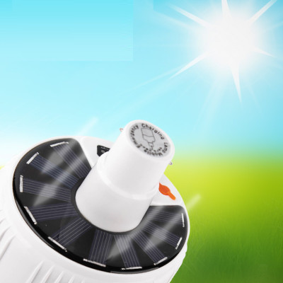 Đèn tích điện 100W 24 Led Sạc tích điện thông minh, Đèn sạc năng lượng mặt trời GD406-Dentichdien