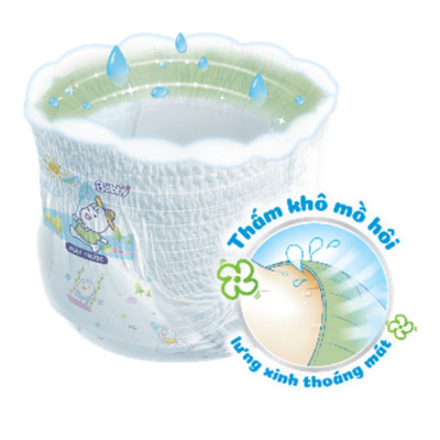 Tặng thêm 8 miếng | Tã Quần Bobby Cho Bé Size L 68 Miếng 9 Đến 14 Kg - Bỉm Quần Trẻ Em Bobby Size L68