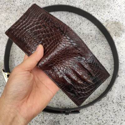 BIG SALE..! Set Cá Sấu Nam Rất Đẹp [VÍ BÀN TAY + NỊT GAI LƯNG] SET2