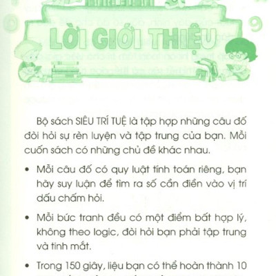 Bộ Sách Siêu Trí Tuệ: IQ Và Toán Học + Nâng Cao Trí Tuê Và Luyện Não (Bộ 2 Cuốn)