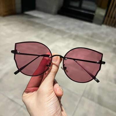 Kính mát nữ Mắt mèo màu hồng đi ngày đêm
