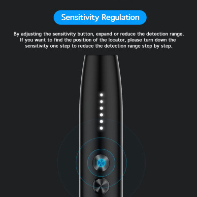 Máy Dò Phát Hiện Theo Dõi Camera, GPS, Nghe Lén, Định Vị Detector HUITIAN WT09 - Hàng Nhập Khẩu