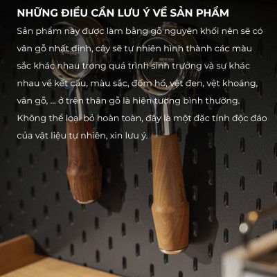 Feepie tay cầm gỗ pha espresso không đáy 58mm 2 tai thông dụng