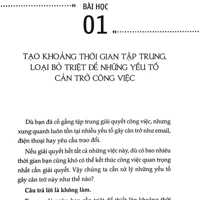 77 Thói Quen Làm Việc Hiệu Quả - Nghệ Thuật Chuẩn Bị Và Sắp Xếp Công Việc