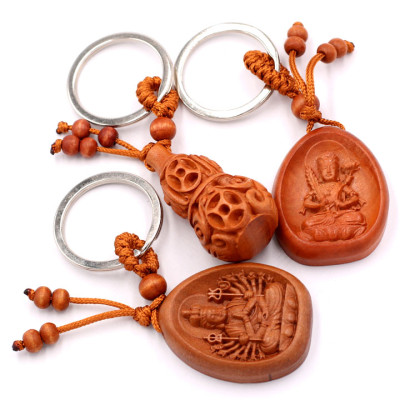 Combo 3 móc khóa Phật Thiên Thủ Thiên Nhãn - Hư Không Tạng - Hồ Lô - may mắn, bình an