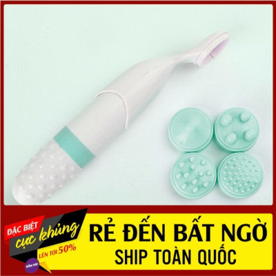 Máy Massage Thẩm Mỹ Chuyên Dụng Cho Da Mặt Mắt Môi Làm Săn Chắc Cơ Chống Lão Hóa Giảm Thâm Quầng (Hàng Chính Hãng)