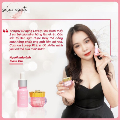 Serum Làm Hồng Nhũ Hoa & Bikini LOVELY PINK 10ml, Chăm Sóc Da Vùng Kín, Nhũ Hoa, Dưỡng Da Sáng Hồng
