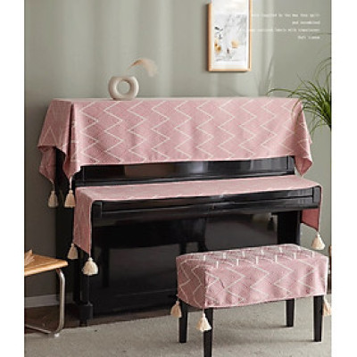 Khăn phủ đàn piano cơ đàn piano điện tử 88 phím phong cách Châu Âu cổ điển sang trọng chống bụi chống xước