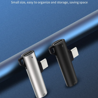 Bộ chuyển đổi Devia Smart từ TypeC sang TypeC & DC3.5- Hàng chính hãng