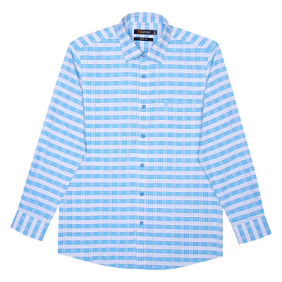 Áo sơ mi nam tay dài form suông Khatoco A1MD498T1-CNCR298-2502-D