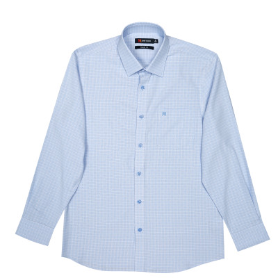 Áo sơ mi nam tay dài form ôm suông Khatoco A1MD568T1-CNCR331-2504-D-CÔNG NGHỆ NANO