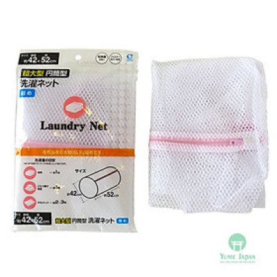 Túi giặt quần áo dạng ống to (đường kính 52cm) Japan Tặng Cafe MeetMore