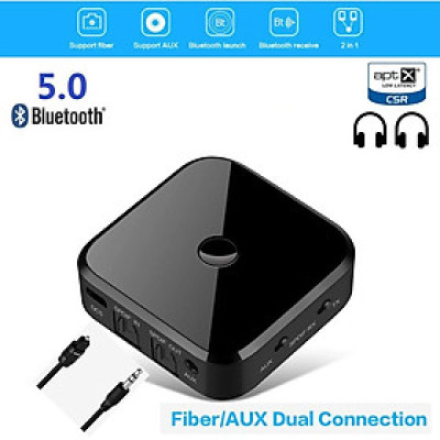 ROGTZ - Bộ Thu Phát Bluetooth TX16 Chế Độ Chuyển Đổi Linh Hoạt Hỗ Trợ Kết Nối Cùng Lúc 2 Thiết Bị Chip CSR BC8670 RX: A2DP AVRCP Phạm Vi 10m Âm Thanh Chất Lượng Cao SBC Aptx Kết Nối Đa Dạng AUX 3.5mm Optical Pin Lithium 350mAh Nhỏ Gọn Hàng Chính Hãng
