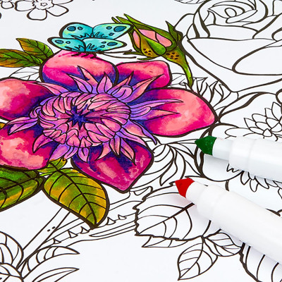 Hộp 36 Bút Lông Màu Rửa Được - Phiên Bản Mới Super Tips - Crayola 587506