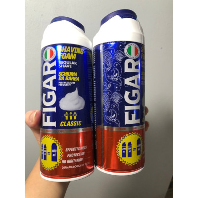 Bọt cạo râu Figaro giúp làm mềm râu tránh đau rát Italy 400ml