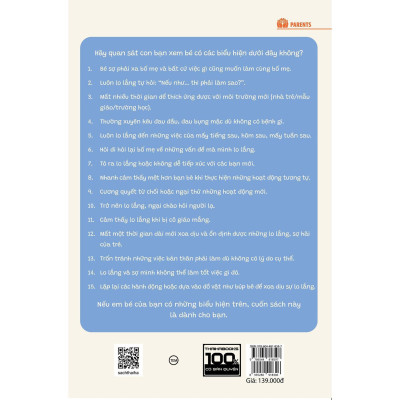 Sách - Rối Loạn Lo Âu ở Trẻ Em - Thái Hà Books