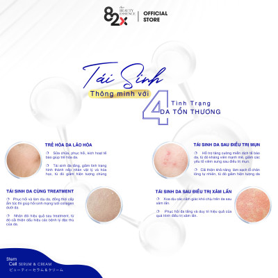 82X AI STEM CELL CREAM kem dưỡng ẩm chuyên sâu và chống lão hóa đến từ Nhật Bản 10mg/hộp.