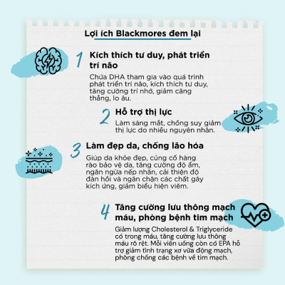 Viên uống Blackmores bổ sung omega cho cơ thể chai 90 viên