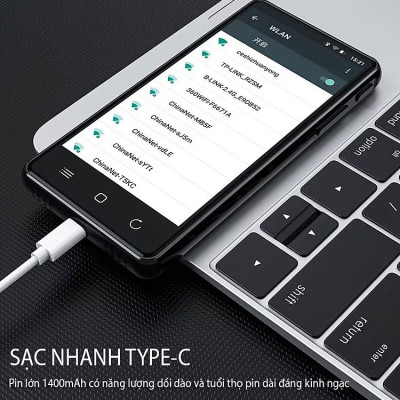 MP3 player Ruizu H8 16Gb Bản Mới 2023 Tích Hợp Sẵn CHPlay Kết Nối WIFI Android 5.1 Bluetooth 5.0 Xem Video Màn Hình Lớn - Hàng Chính Hãng