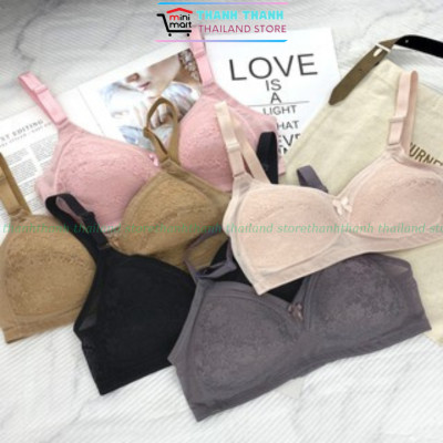 Áo ngực mỏng không có mút, form quả vừa, cup B, ANNY Thái Lan 1912