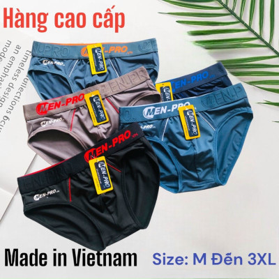 Combo 5 Quần Lót Nam Thun Lạnh Lưng To Menpro MP1 – Hàng Cao Cấp