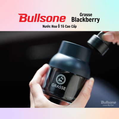 Nước Hoa Ô Tô Cao Cấp Bullsone Grasse Blue 100ml Blackberry/Aqua/Apple Mango/Sicilian Lime - Hàng Chính Hãng