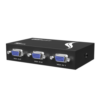 Bộ gộp VGA 2 vào 1 ra MK-VIKI (2 Port VGA Switch) - Hàng Nhập Khẩu