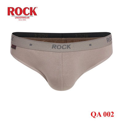 QA 1002. Quần lót nam cao cấp ROCK mềm mại QA 1002,lưng thun to bản in logo thương hiệu ROCK nổi bật