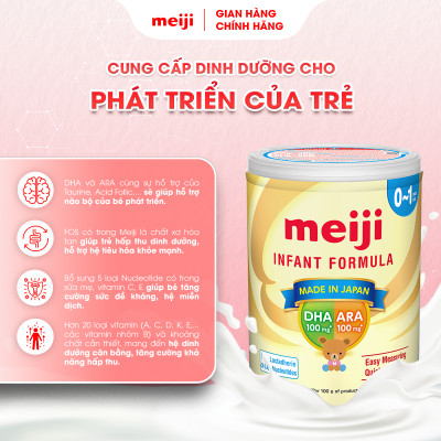 Combo 2 Hộp Sản Phẩm Dinh Dưỡng Công Thức Meiji Infant Formula - Nhập khẩu chính hãng (800g)