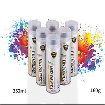 chai sơn xịt mạ crôm sáng như mới 350ml