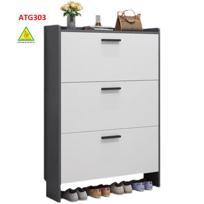 Tủ giày thông minh cánh lật, tủ giày bằng gỗ MDF ATG303