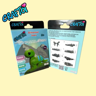 Bộ mô hình đồ chơi lắp ráp xếp hình DIY 3D Đồ Chơi Xây Dựng Mô Hình Giáo Dục Trẻ Em CRAFTOI 3D Puzzel Kit Dinosaur Joey
