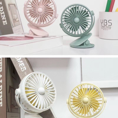 Quạt mini để bàn kiêm kẹp đa năng xoay 360 tích hợp đèn ngủ hiệu HOTCASE Yase YS-2208B - trang bị chức năng xoay đảo gió, 2 mức tốc độ gió, hoạt động lên lên đến 4h - Hàng nhập khẩu