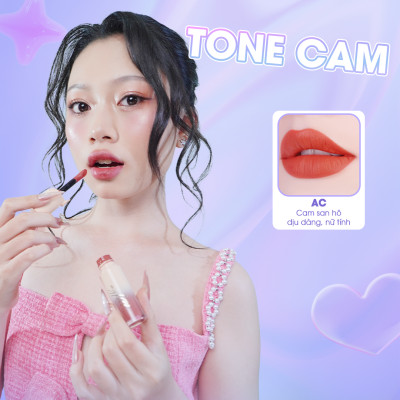 Son Kem Lì myKella Thuần Chay, Mịn Mượt, Dưỡng Môi Chống Thâm - KISSABLE MATTE LIP CREAM 5ml