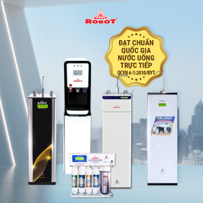 Máy Lọc Nước ROBOT Tích Hợp Công Nghệ Lọc R.O + UF Grand Pro 539WK-UR Chức Năng Nóng Nguội Lạnh