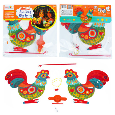 Lồng đèn trung thu Happy KiBu - Lồng đèn sáng tạo, Ánh sáng đêm trăng hình Gà