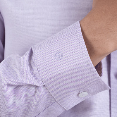 Áo sơ mi nam dài tay màu tím nhạt GENTITI by Thái Tuấn_1C808HAKT030