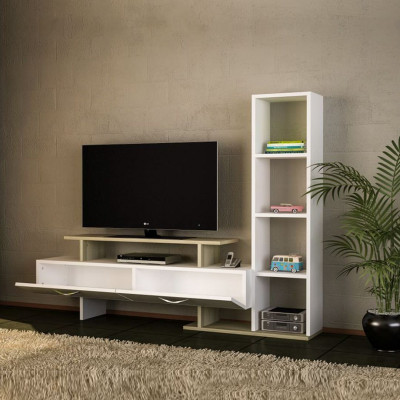 Kệ tivi gia đình thiết kế đơn giản sang trọng SMLIFE Tohomiko