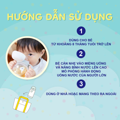 Bình tập uống trực tiếp RICHELL Nhật TLI 200ml | Baby