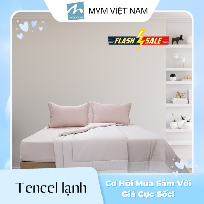 Chăn chần bông MYM chất liệu vải Tencel Lạnh Cao Cấp Sang Trọng