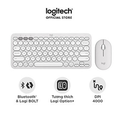 Bộ bàn phím chuột Logitech Pebble 2 - Hàng Chính Hãng