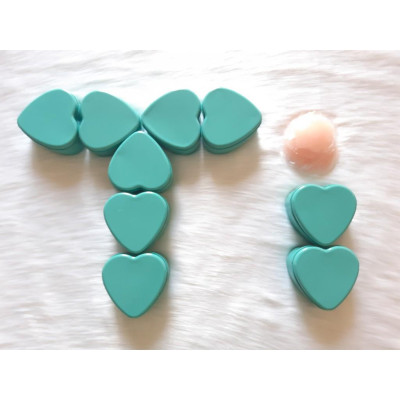 Dán Ti - 5 Cặp Dán Silicone Hình Hoa Hộp Trái Tim - Mã 2350