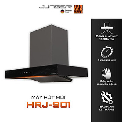 Hút mùi Junger HRJ-901 Vẫy tay cảm ứng Công suất 1600m3/h Hàng Chính Hãng Bảo Hành 12 Tháng