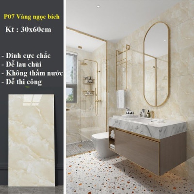 Bộ 20 Tấm Xốp Dán Tường 3D PVC Đá Xám La Mã 60x30cm Keo Sẵn Dày 2,5mm Cao Cấp, Sang Trọng