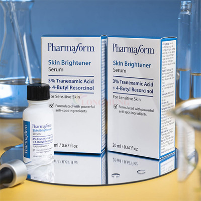 Tinh chất dưỡng trắng Pharmaform Skin Brightener Serum 3% Tranexamic Acid + 5% Niacinamide (20ml) - Hàng chính hãng