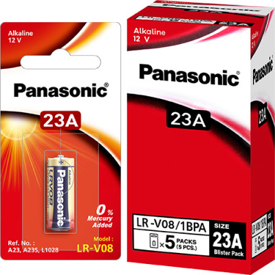 Hộp Pin kiềm Panasonic Alkaline 23A 12V LRV08L/1BP-V (5 viên) - Hàng chính hãng