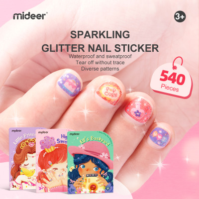 Sticker dán móng tay cho bé - Mideer Nail stickers (180 miếng dán)