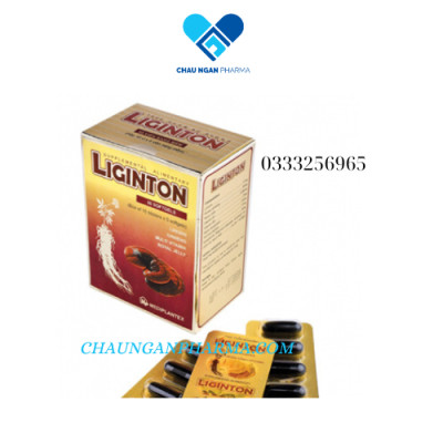 Viên uống Bồi bổ sức khỏe Liginton: nhân sâm, linh chi, sữa ong chúa, vitamin E, sắt, nhóm B tăng cường đề kháng, hết mệt mỏi